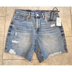 New Blank NYC The Warren Work With Me Distressed Denim Shorts Sz 28